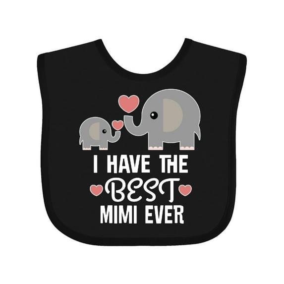 Inktastic Grandchild Best Mimi Ever Boys or Girls Baby Bib