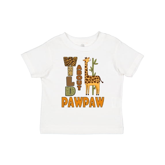 Inktastic Grandchild Giraffe Wild About Pawpaw Boys or Girls Toddler T-Shirt