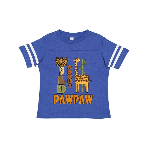 Inktastic Grandchild Giraffe Wild About Pawpaw Boys or Girls Toddler T-Shirt