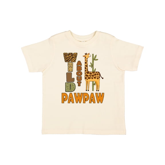 Inktastic Grandchild Giraffe Wild About Pawpaw Boys or Girls Toddler T-Shirt