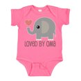 thumbnail image 1 of Inktastic Grandchild Loved by Oma Boys or Girls Baby Bodysuit, 1 of 5