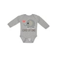 thumbnail image 1 of Inktastic Grandchild Loved by Oma Boys or Girls Long Sleeve Baby Bodysuit, 1 of 5