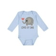 thumbnail image 1 of Inktastic Grandchild Loved by Oma Boys or Girls Long Sleeve Baby Bodysuit, 1 of 5