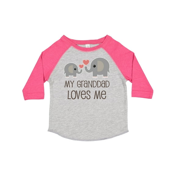 Inktastic Granddad Loves Me Grandchild Boys or Girls Toddler T-Shirt