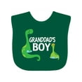 thumbnail image 1 of Inktastic Granddads Boy Grandson Dinosaur Boys Baby Bib, 1 of 4