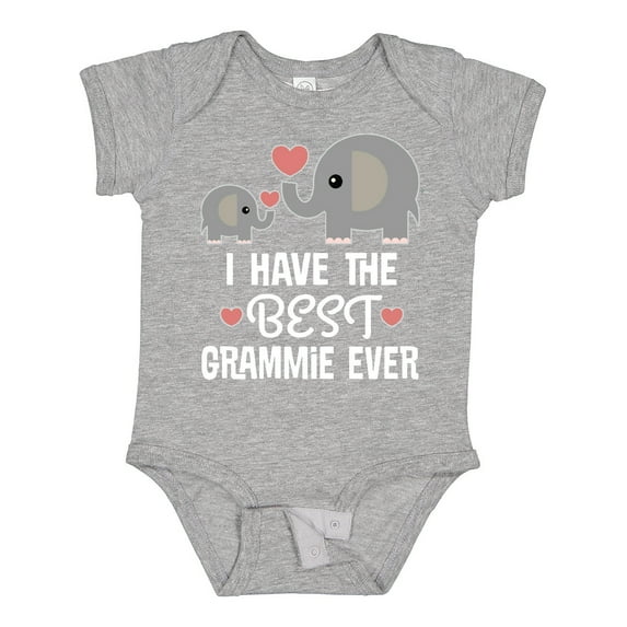 Inktastic Grandkids Best Grammie Ever Boys or Girls Baby Bodysuit