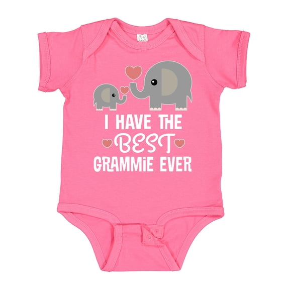 Inktastic Grandkids Best Grammie Ever Boys or Girls Baby Bodysuit