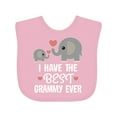 thumbnail image 1 of Inktastic Grandkids Best Grammy Ever Boys or Girls Baby Bib, 1 of 4