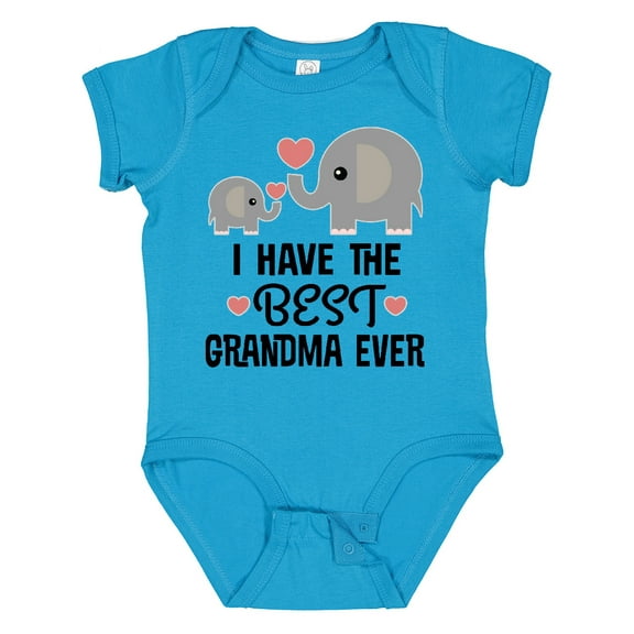 Inktastic Grandkids Best Grandma Ever Boys or Girls Baby Bodysuit