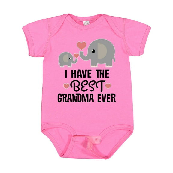 Inktastic Grandkids Best Grandma Ever Boys or Girls Baby Bodysuit