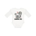 thumbnail image 1 of Inktastic Grandkids Best Grandma Ever Boys or Girls Long Sleeve Baby Bodysuit, 1 of 5