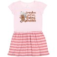 thumbnail image 1 of Inktastic Grandma And I Are Baking Buddies Gift Toddler Girl Dress, 1 of 4