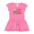 thumbnail image 1 of Inktastic Grandma And I Are Baking Buddies Girls Toddler Dress, 1 of 4