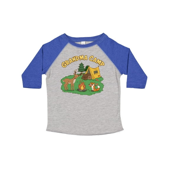 Inktastic Grandma Camp with Camping Animals Boys or Girls Toddler T-Shirt