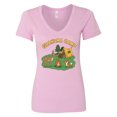 thumbnail image 1 of Inktastic Grandma Camp with Camping Animals Women's V-Neck T-Shirt, 1 of 5