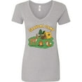 thumbnail image 1 of Inktastic Grandma Camp with Camping Animals Women's V-Neck T-Shirt, 1 of 5