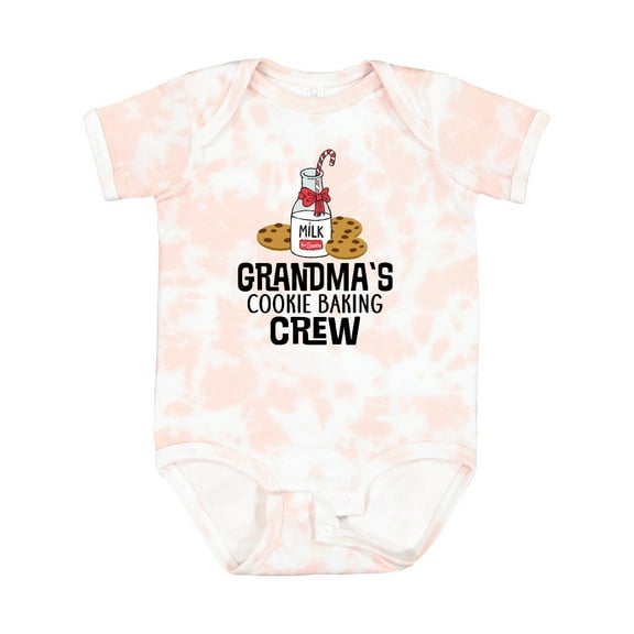 Inktastic Grandma Christmas Cookie Baking Crew Boys or Girls Baby Bodysuit