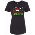 thumbnail image 1 of Inktastic Grandma Claus with Christmas Santa Hat and Snowflakes Women's T-Shirt, 1 of 5