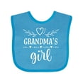thumbnail image 1 of Inktastic Grandma Girl for Granddaughter Girls Baby Bib, 1 of 4