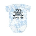thumbnail image 1 of Inktastic Grandma Grandpa Love Me Arrow Boys or Girls Baby Bodysuit, 1 of 5