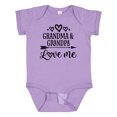 thumbnail image 1 of Inktastic Grandma Grandpa Love Me Arrow Boys or Girls Baby Bodysuit, 1 of 5