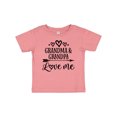 thumbnail image 1 of Inktastic Grandma Grandpa Love Me Arrow Boys or Girls Baby T-Shirt, 1 of 5