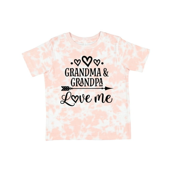 Inktastic Grandma Grandpa Love Me Arrow Boys or Girls Toddler T-Shirt