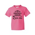 thumbnail image 1 of Inktastic Grandma Grandpa Love Me Arrow Youth T-Shirt, 1 of 5