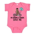 thumbnail image 1 of Inktastic Grandma Grandpa Love Me Boys Baby Bodysuit, 1 of 5