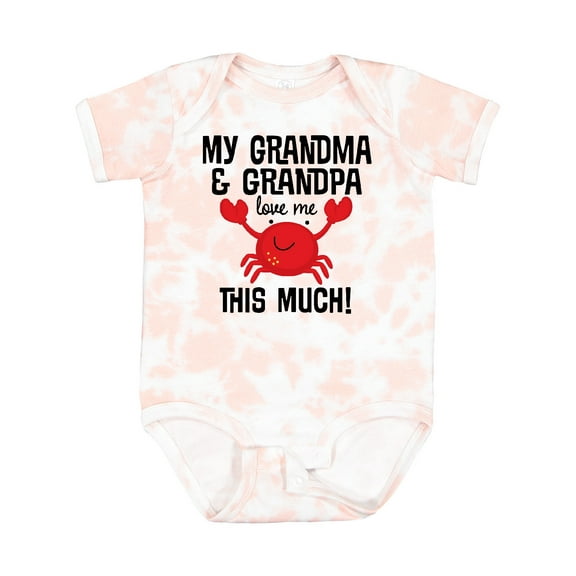 Inktastic Grandma Grandpa Love Me Boys Boys or Girls Baby Bodysuit