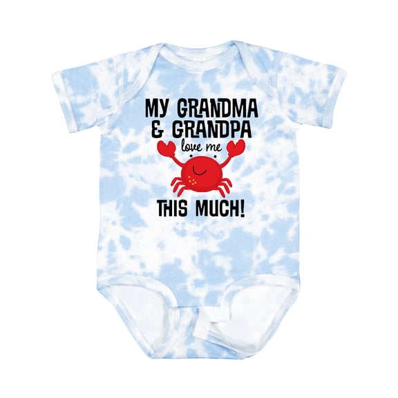 Inktastic Grandma Grandpa Love Me Boys Boys or Girls Baby Bodysuit