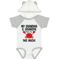 thumbnail image 1 of Inktastic Grandma Grandpa Love Me Boys Boys or Girls Baby Bodysuit, 1 of 5