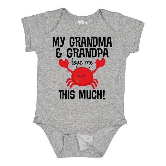 Inktastic Grandma Grandpa Love Me Boys Boys or Girls Baby Bodysuit