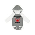 thumbnail image 1 of Inktastic Grandma Grandpa Love Me Boys Boys or Girls Long Sleeve Baby Bodysuit, 1 of 5