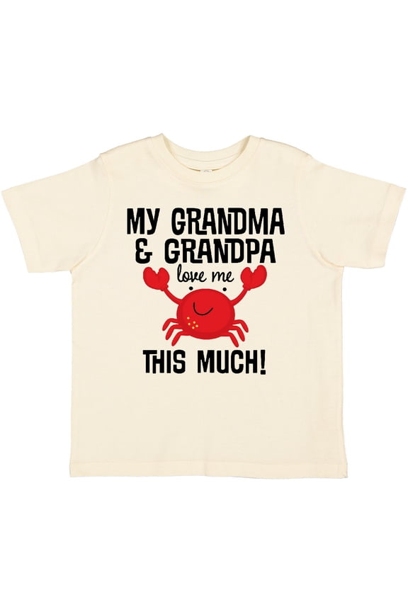 Grandma Grandpa Love Me Boys Boys or Girls Toddler T-Shirt