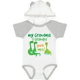 thumbnail image 1 of Inktastic Grandma Grandpa Love Me Dinosaurs Boys Baby Bodysuit, 1 of 5