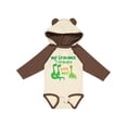 thumbnail image 1 of Inktastic Grandma Grandpa Love Me Dinosaurs Boys Long Sleeve Baby Bodysuit, 1 of 5