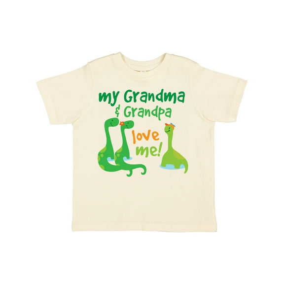 Inktastic Grandma Grandpa Love Me Dinosaurs Boys Toddler T-Shirt