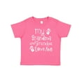 thumbnail image 1 of Inktastic Grandma Grandpa Love Me Girls Boys or Girls Baby T-Shirt, 1 of 5
