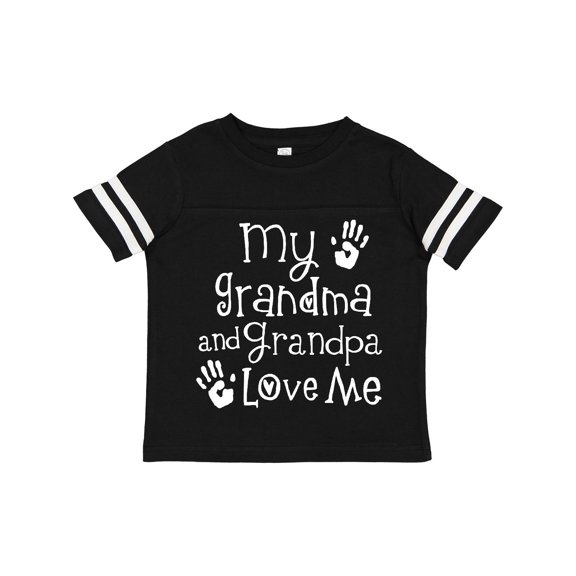 Inktastic Grandma Grandpa Love Me Girls Boys or Girls Toddler T-Shirt