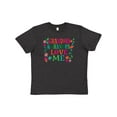 thumbnail image 1 of Inktastic Grandma Grandpa Love Me Girls Youth T-Shirt, 1 of 5