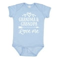 thumbnail image 1 of Inktastic Grandma Grandpa Love Me Grandchild Boys or Girls Baby Bodysuit, 1 of 5