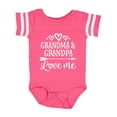 thumbnail image 1 of Inktastic Grandma Grandpa Love Me Grandchild Boys or Girls Baby Bodysuit, 1 of 5