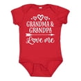 thumbnail image 1 of Inktastic Grandma Grandpa Love Me Grandchild Boys or Girls Baby Bodysuit, 1 of 5