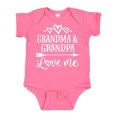 thumbnail image 1 of Inktastic Grandma Grandpa Love Me Grandchild Boys or Girls Baby Bodysuit, 1 of 5