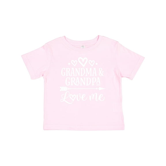 Inktastic Grandma Grandpa Love Me Grandchild Boys or Girls Baby T-Shirt