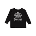 thumbnail image 1 of Inktastic Grandma Grandpa Love Me Grandchild Boys or Girls Long Sleeve Toddler T-Shirt, 1 of 5