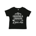 thumbnail image 1 of Inktastic Grandma Grandpa Love Me Grandchild Boys or Girls Toddler T-Shirt, 1 of 5