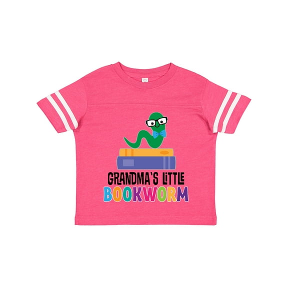 Inktastic Grandma Little Bookworm Kids Reading Boys or Girls Toddler T-Shirt