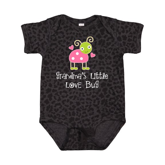 Inktastic Grandma Little Love Bug Grandchild Girls Baby Bodysuit
